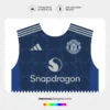 Arte Vetor Camisa Manchester United Reserva 2024.2025