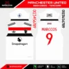 Arte Vetor Terceira Camisa Manchester United 2024.2025