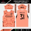 Arte Vetor Camisa Manchester City Goleiro 2024.2025