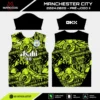 Arte Vetor Camisa Manchester City Pré-Jogo 2024.2025
