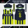 Arte Vetor Camisa Manchester City Reserva 2024.2025
