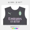 Arte Vetor Terceira Camisa Milan 2024.2025