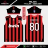 Arte Vetor Camisa Milan Titular 2009.2010