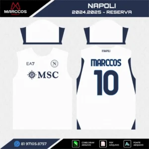 Arte Vetor Camisa Napoli Reserva 2024.2025