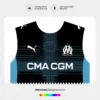 Arte Vetor Camisa Olympique de Marseille Reserva 2025.2026