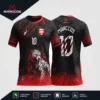 Arte Camisa Interclasse Onça Blazing - 0227