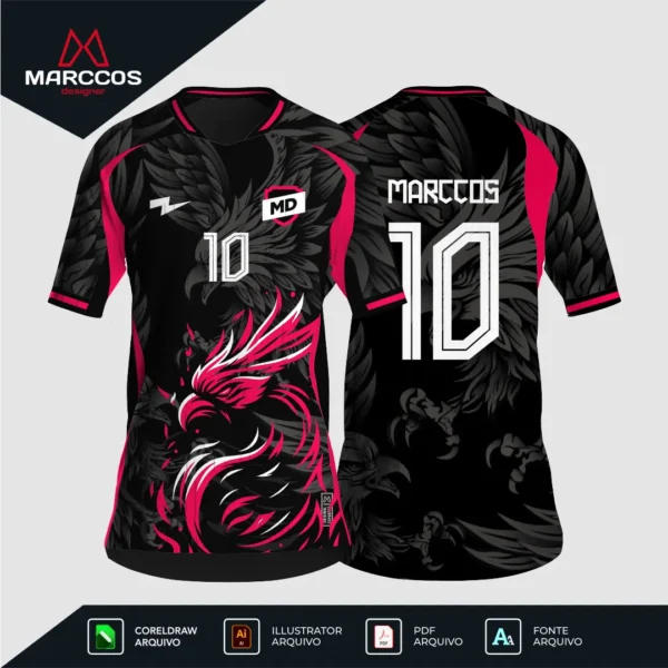 Arte Camisa Interclasse Fênix