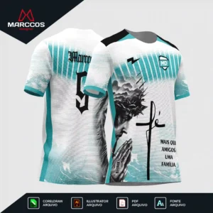 Arte Camisa Interclasse Cristo