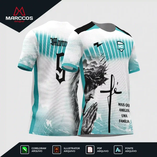 Arte Camisa Interclasse Cristo