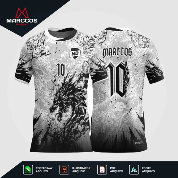 Arte Camisa Interclasse Dragão
