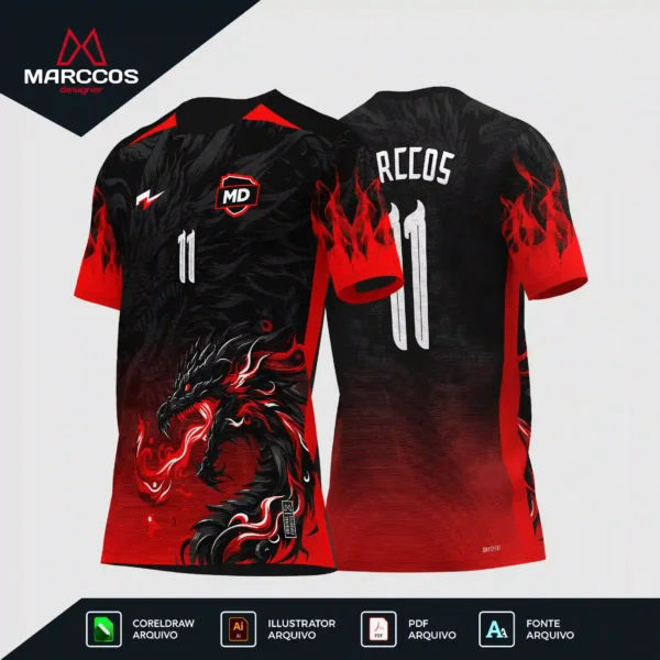 Arte Camisa Interclasse Dragão