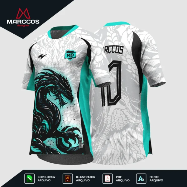 Arte Camisa Interclasse Dragão