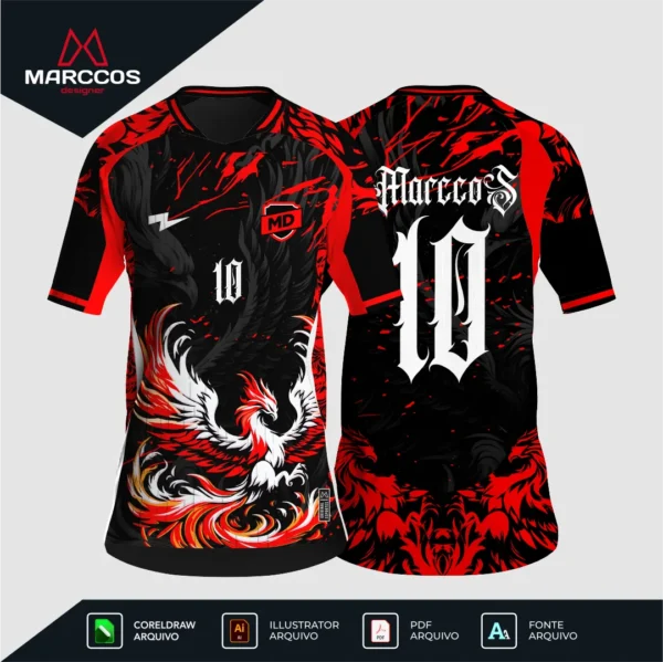 Arte Camisa Interclasse Fênix