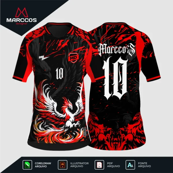 Arte Camisa Interclasse Fênix