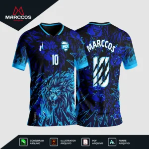Arte Camisa Interclasse Leão