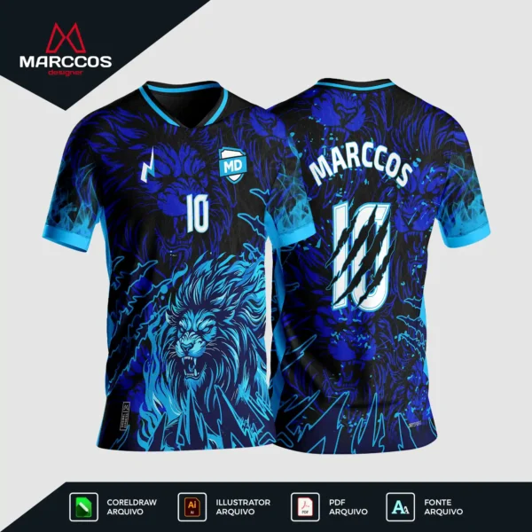 Arte Camisa Interclasse Leão