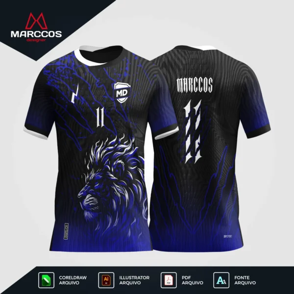 Arte Camisa Interclasse Leão