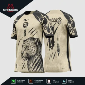 Arte Camisa Interclasse Onça