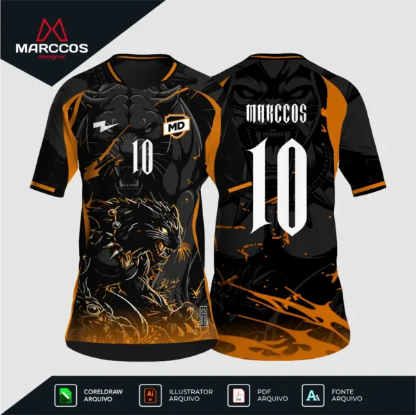 Arte Camisa Interclasse Pantera