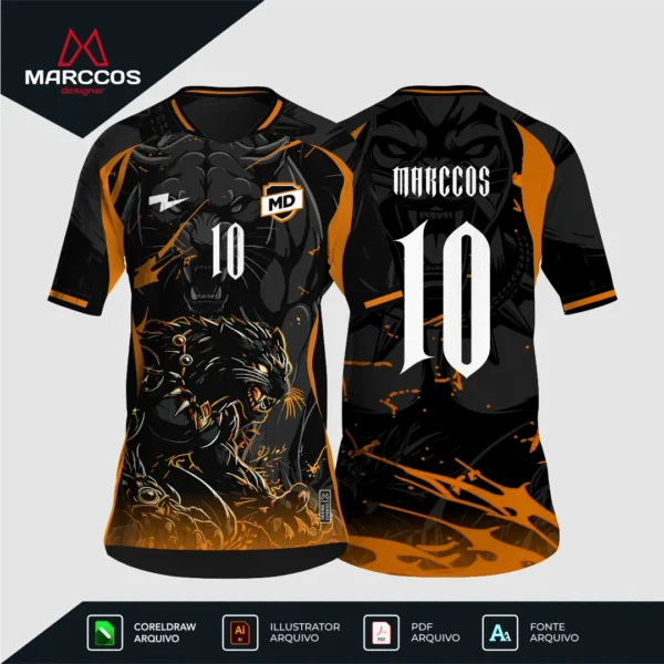 Arte Camisa Interclasse Pantera