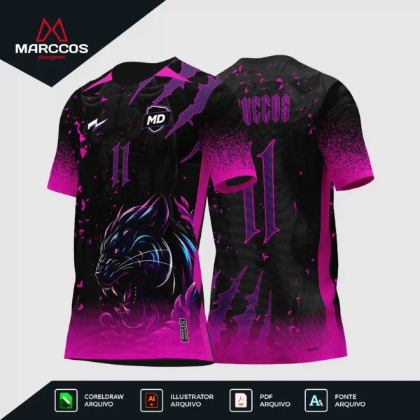 Arte Camisa Interclasse Pantera
