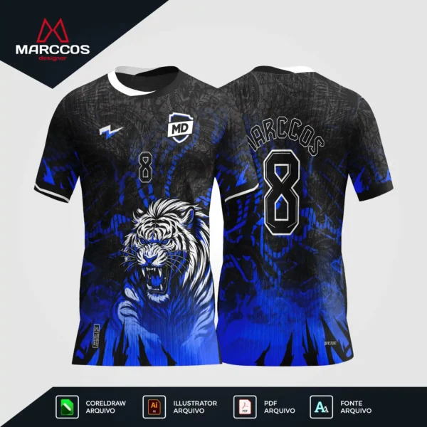 Arte Camisa Interclasse Tigre