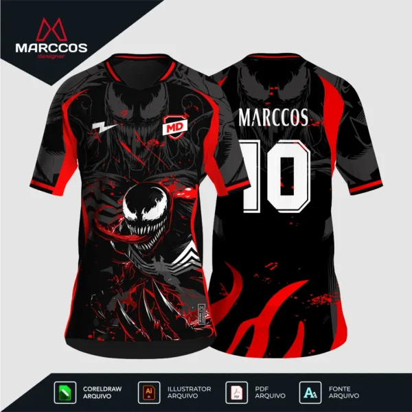 Arte Camisa Interclasse Venom