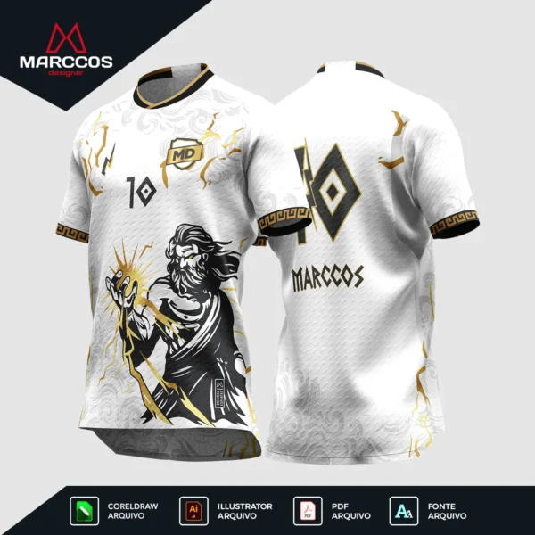 Arte Camisa Interclasse Zeus