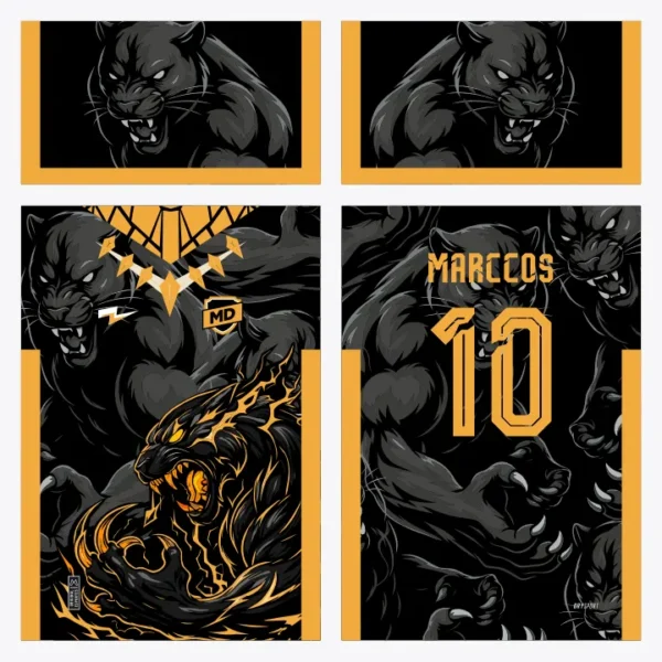 Arte Camisa Interclasse Pantera