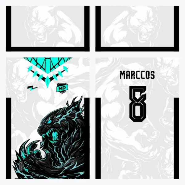 Arte Camisa Interclasse Pantera