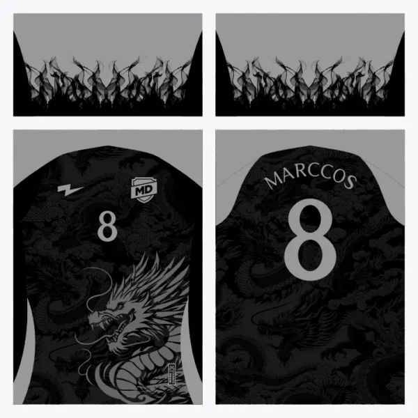 Arte Camisa Interclasse Dragão
