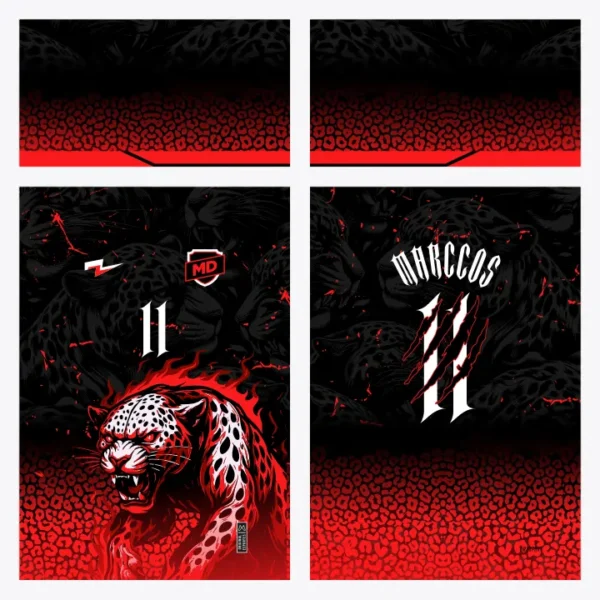 Arte Camisa Interclasse Onça