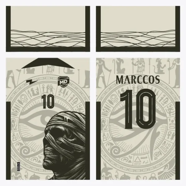 Arte Camisa Interclasse Múmia