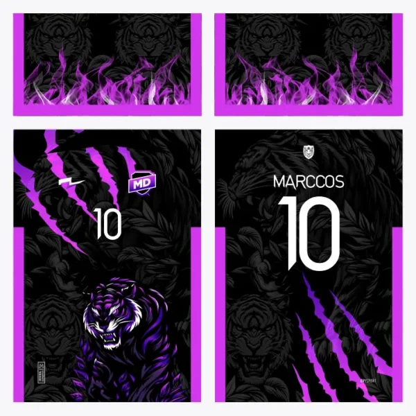 Arte Camisa Interclasse Tigre