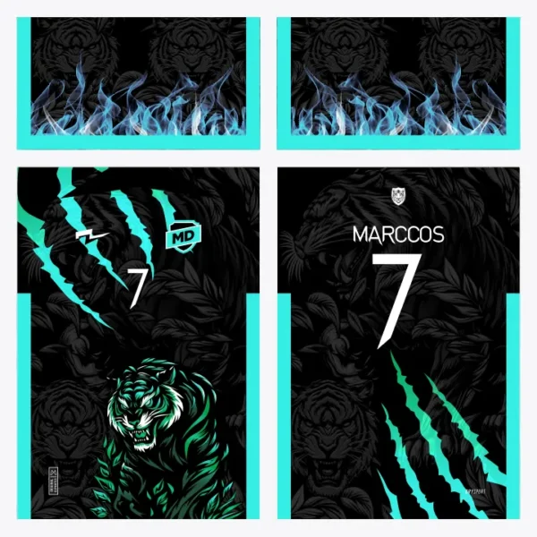 Arte Camisa Interclasse Tigre