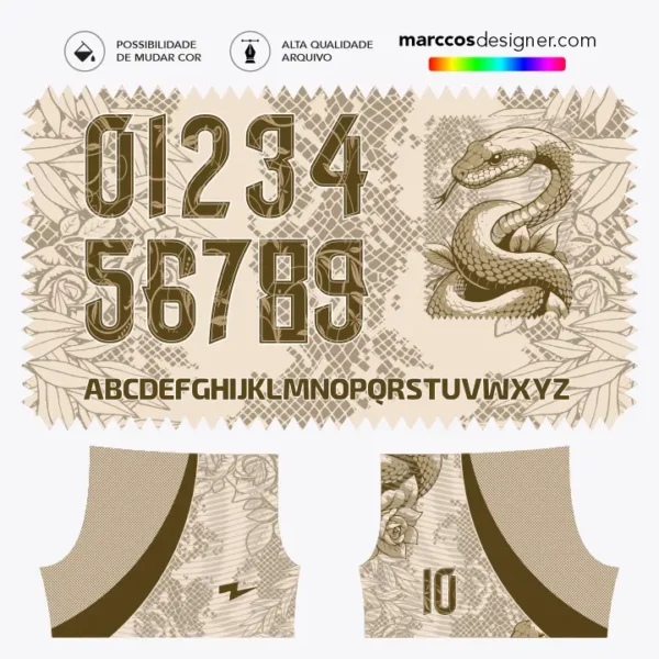 Arte Camisa Interclasse Cobra