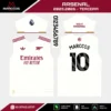 Arte Vetor Terceira Camisa Arsenal 2025.2026