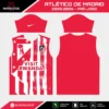 Arte Vetor Camisa Atlético de Madrid Pré-Jogo 2025.2026
