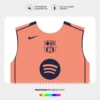 Arte Vetor Terceira Camisa Barcelona 2025.2026