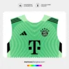Arte Vetor Camisa Bayern de Munique Goleiro 2025.2026