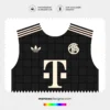 Arte Vetor Terceira Camisa Bayern de Munique 2025.2026