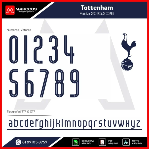 Fonte Tottenham 2025.2026