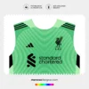 Arte Vetor Camisa Liverpool Goleiro 2024.2025
