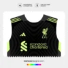 Arte Vetor Camisa Liverpool Goleiro 2024.2025