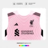 Arte Vetor Camisa Liverpool Goleiro 2024.2025