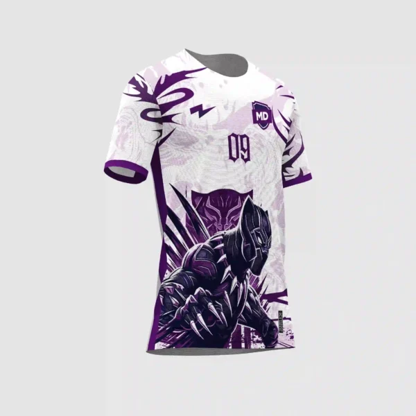Arte Camisa Interclasse Pantera Negra