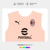 Arte Vetor Camisa Milan Pré-Jogo 2025.2026