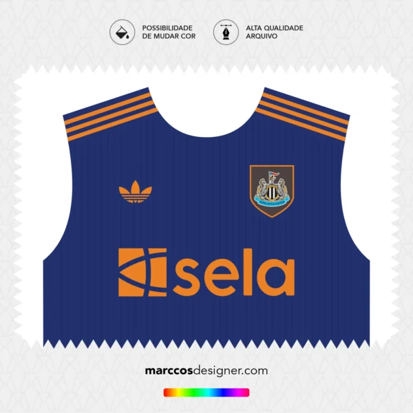 Arte Vetor Terceira Camisa Newcastle 2025.2026