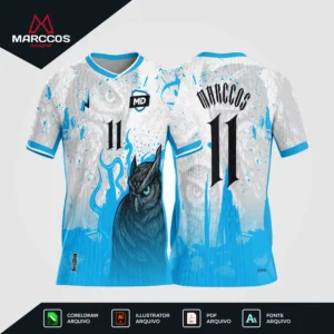 Arte Camisa Interclasse Coruja