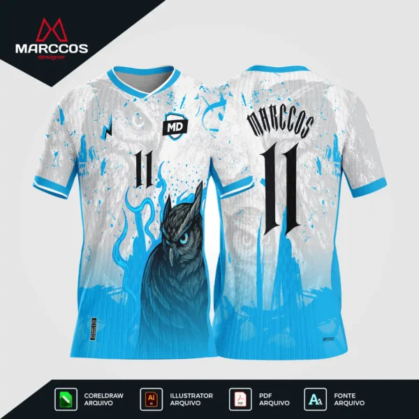 Arte Camisa Interclasse Coruja